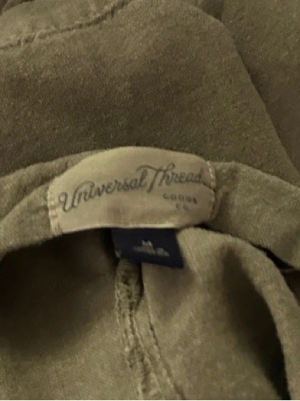 Universal Thread Olive Utility Cotton Jumpsuit - Picture 3 of 4